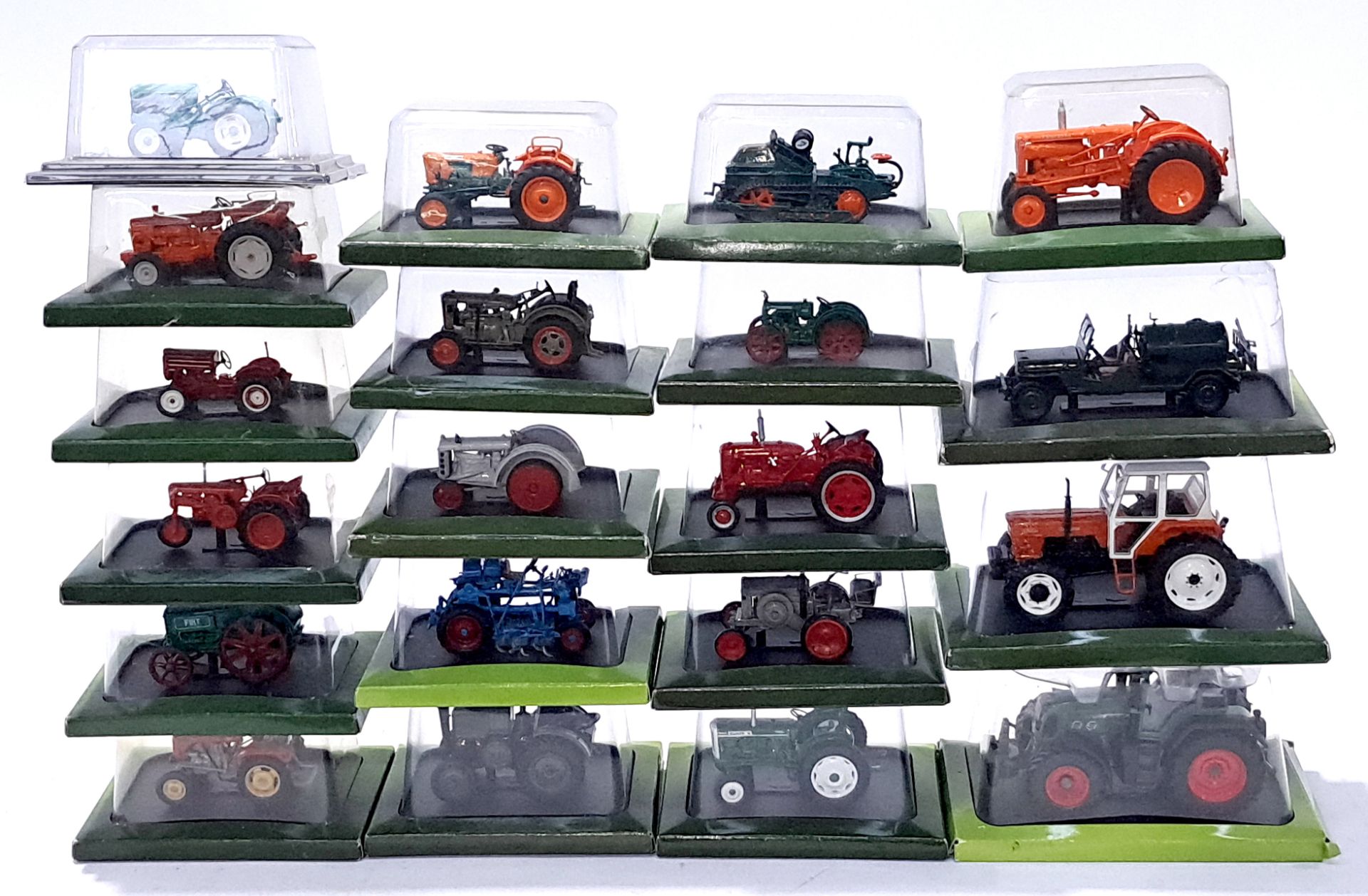 Hachette Partworks a boxed group of Tractors and similar items. Conditions are Excellent to Near ...