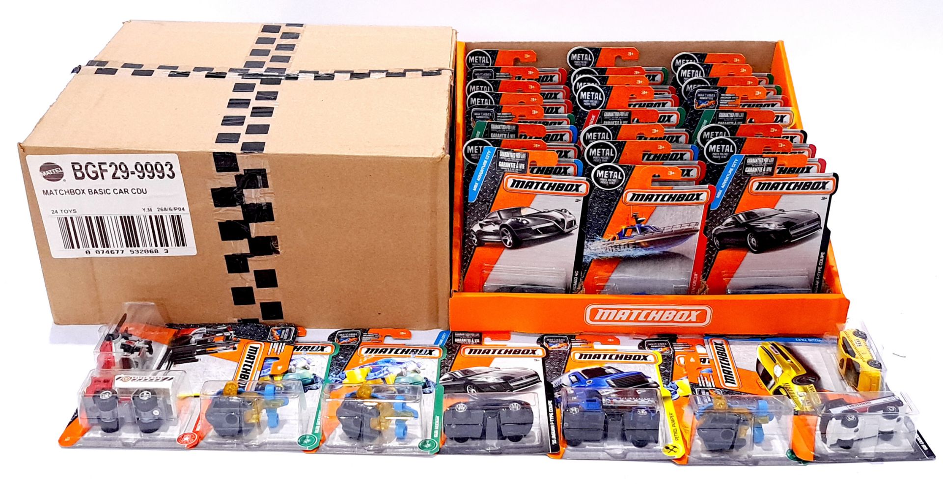 Matchbox Superfast a group of recent issues with Display box and mailer box. Conditions generally...