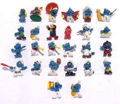 Peyo/Schleich vintage Smurfs group