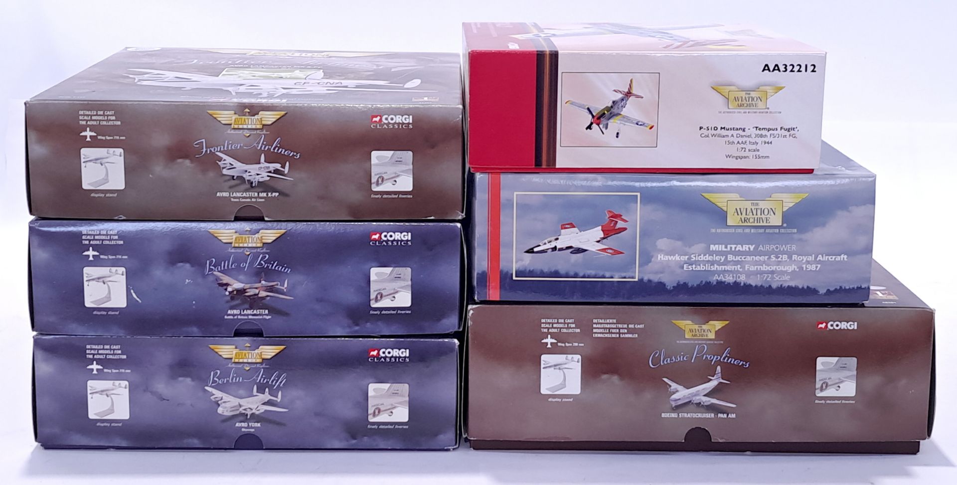 Corgi Aviation Archive, a boxed 1:144 and similar scale group. Although unchecked for completenes...