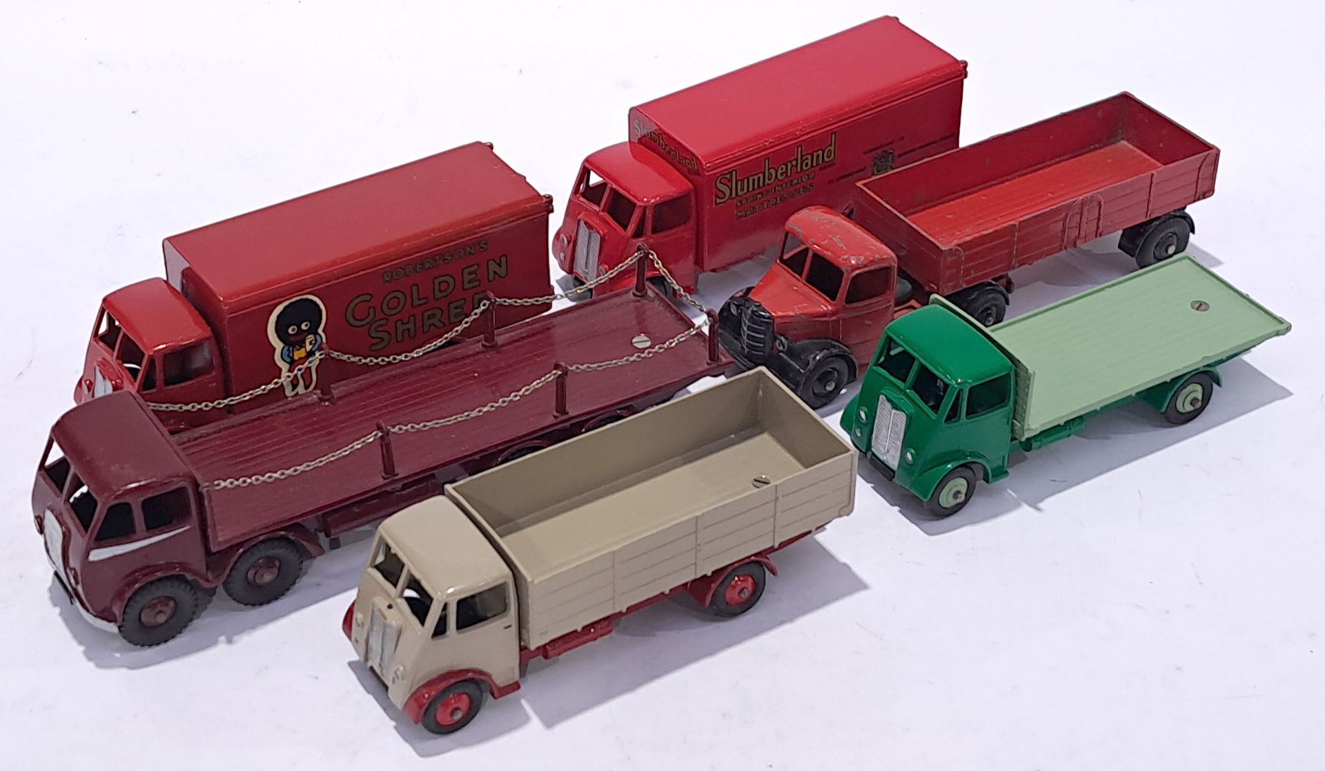 Dinky Supertoys a mixed unboxed group. (some may be repainted) Conditions generally appear Good t...