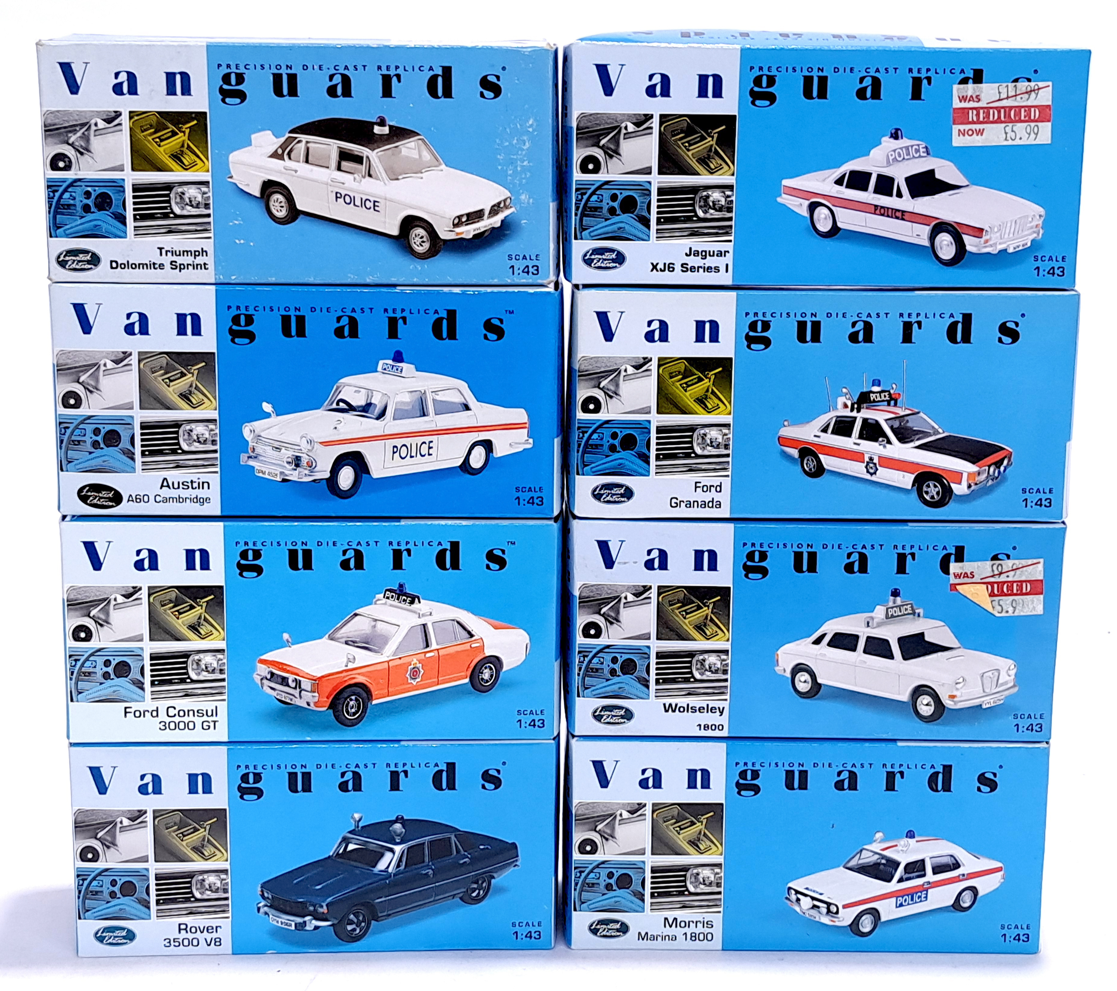 Lledo Vanguards, a boxed 1:43 scale Police group