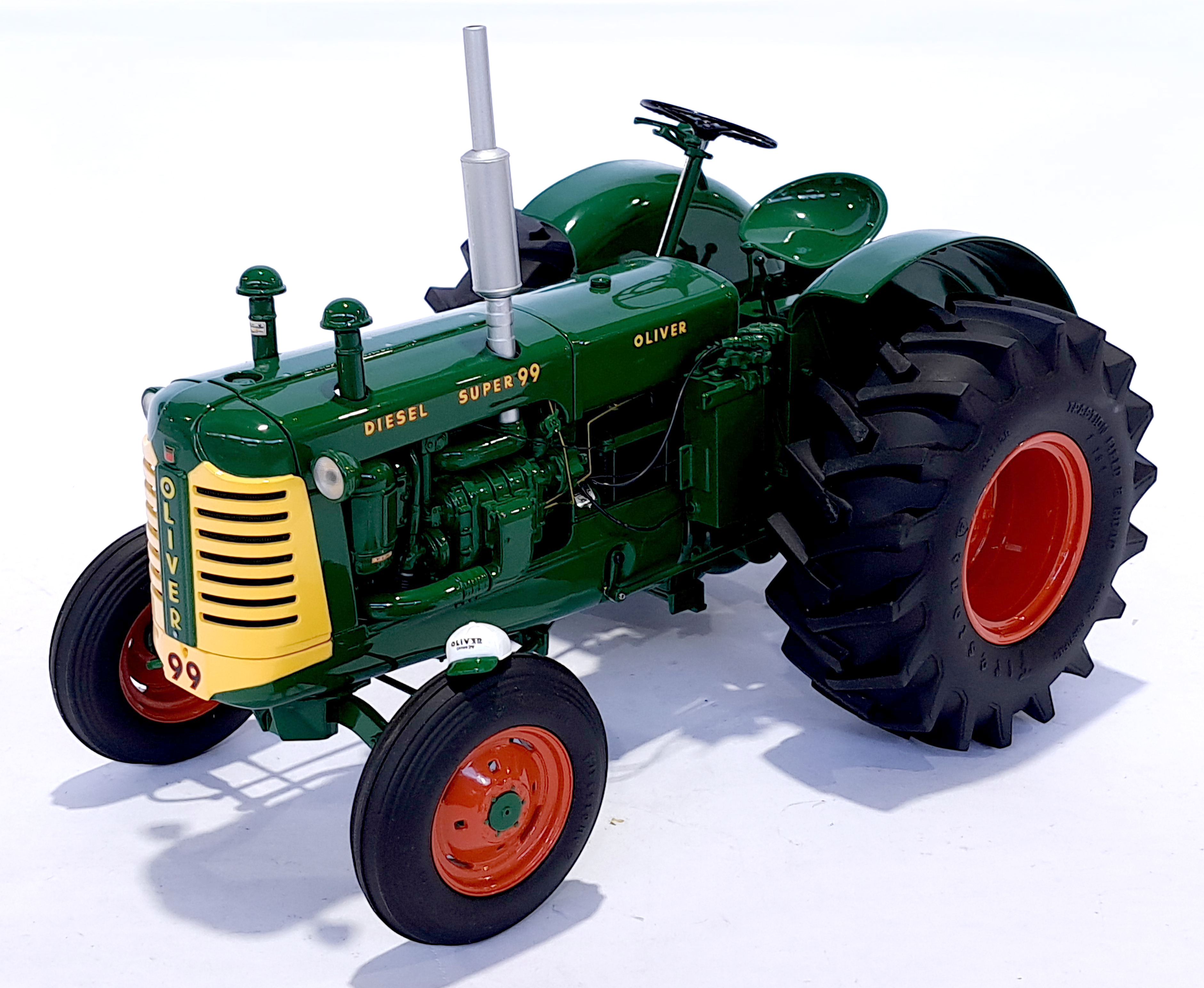 Franklin Mint, an unboxed 1:12 scale The Oliver Super 99 Tractor