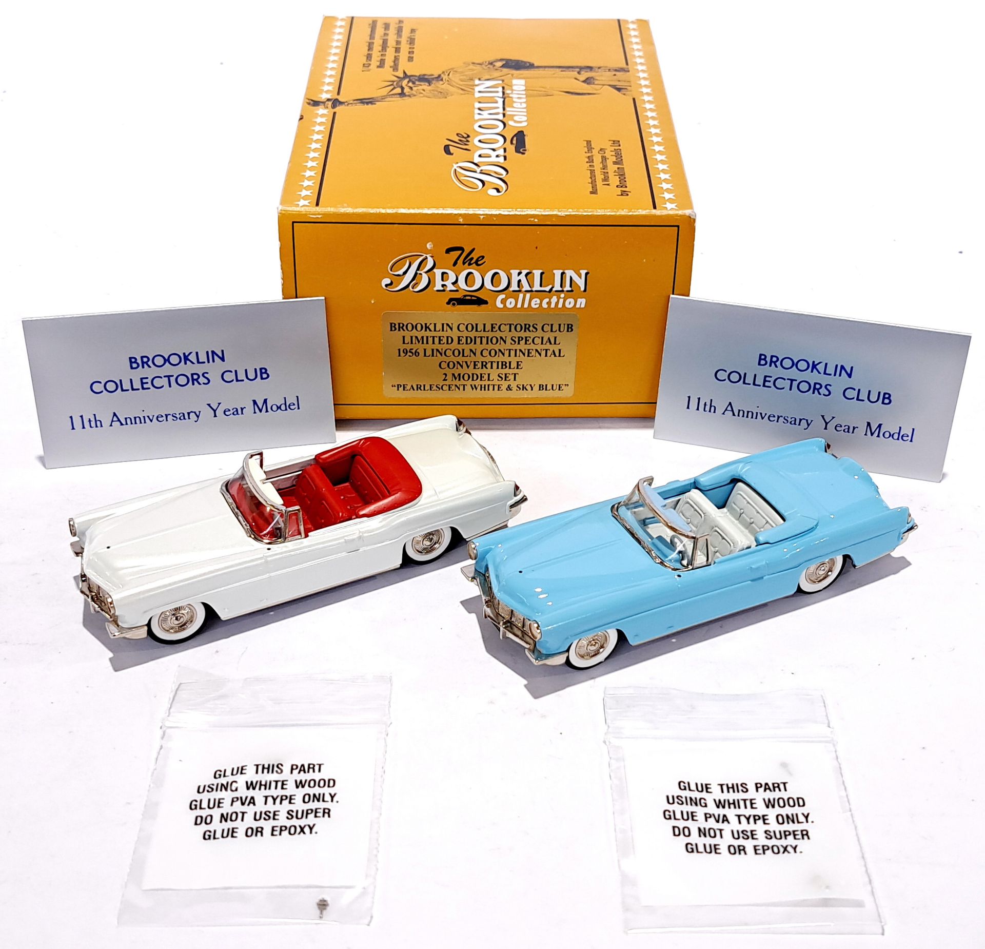 Brooklin Models, Brooklin Collectors Club Limited Edition Special 1956 Lincoln Continental Conver...