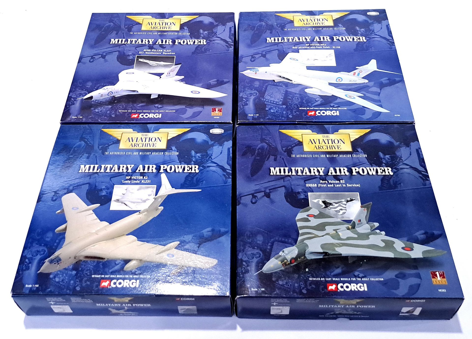 Corgi Aviation Archive a mixed boxed group 1/444 scale. Not checked for completion or correctness...