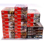 Airfix & Revell, a boxed 1:32 scale Infantry & Troops group, plus Revell 1:72 scale unmade Tank p...