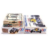 Tamiya, a boxed unmade plastic model kit group