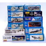 Novo, Revell and similar, a mixed boxed group of Model Kit Airplanes. Not checked for completion ...