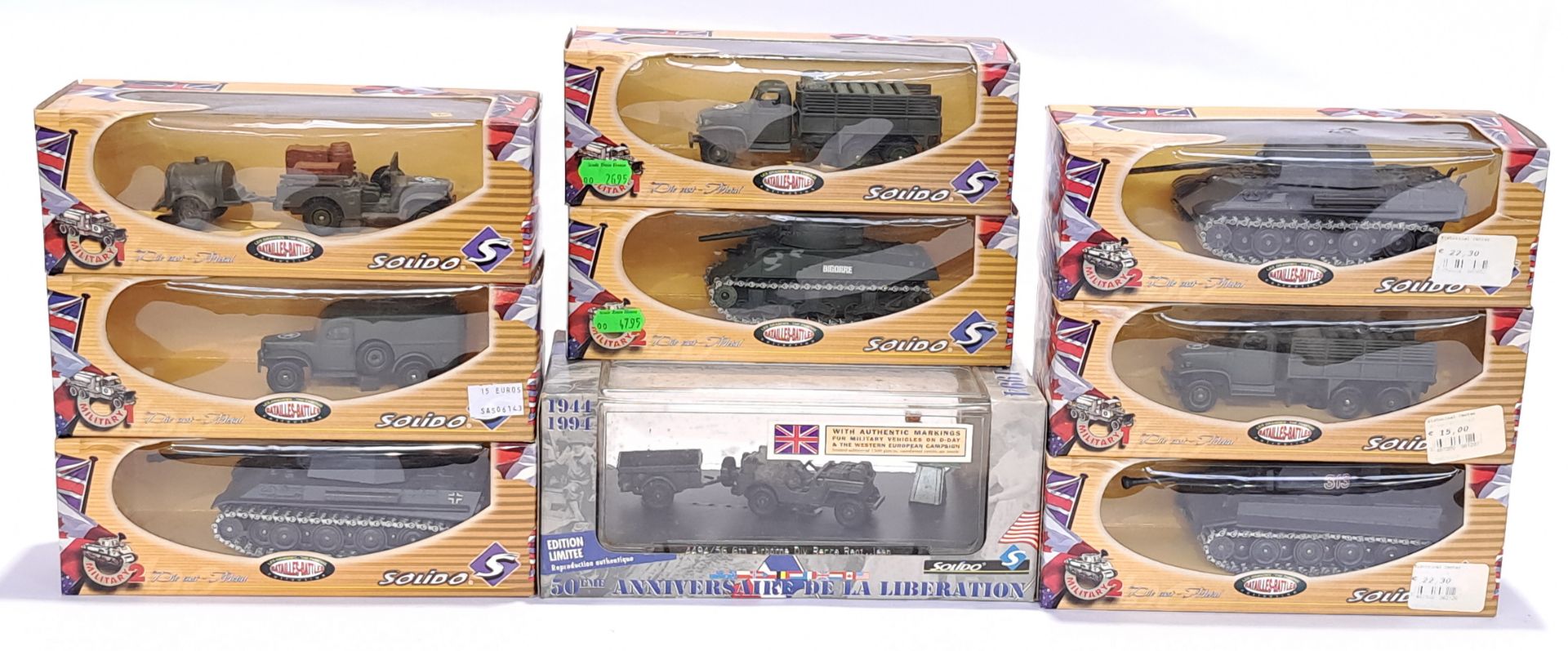 Solido Battles Collection, a boxed military vehicle group
