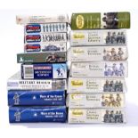 Warhammer, Valiant and similar, a mixed boxed group of 1/72 and similar scale Soldiers and Figure...