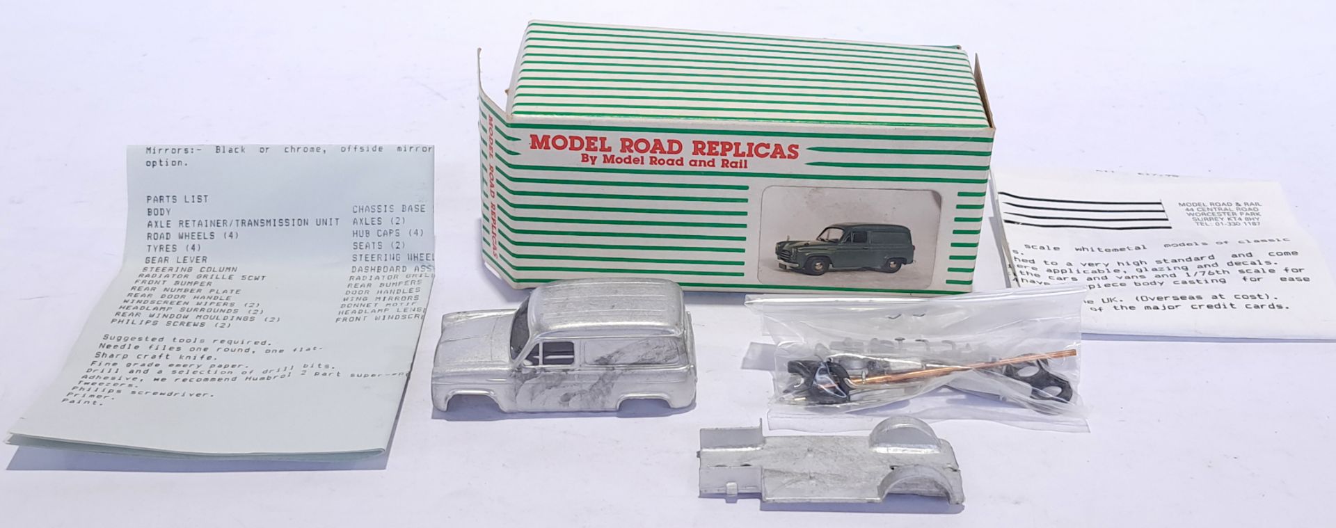 Model Road Replicas, MRR No.4 Ford 300E Van 5/7 CWT kit