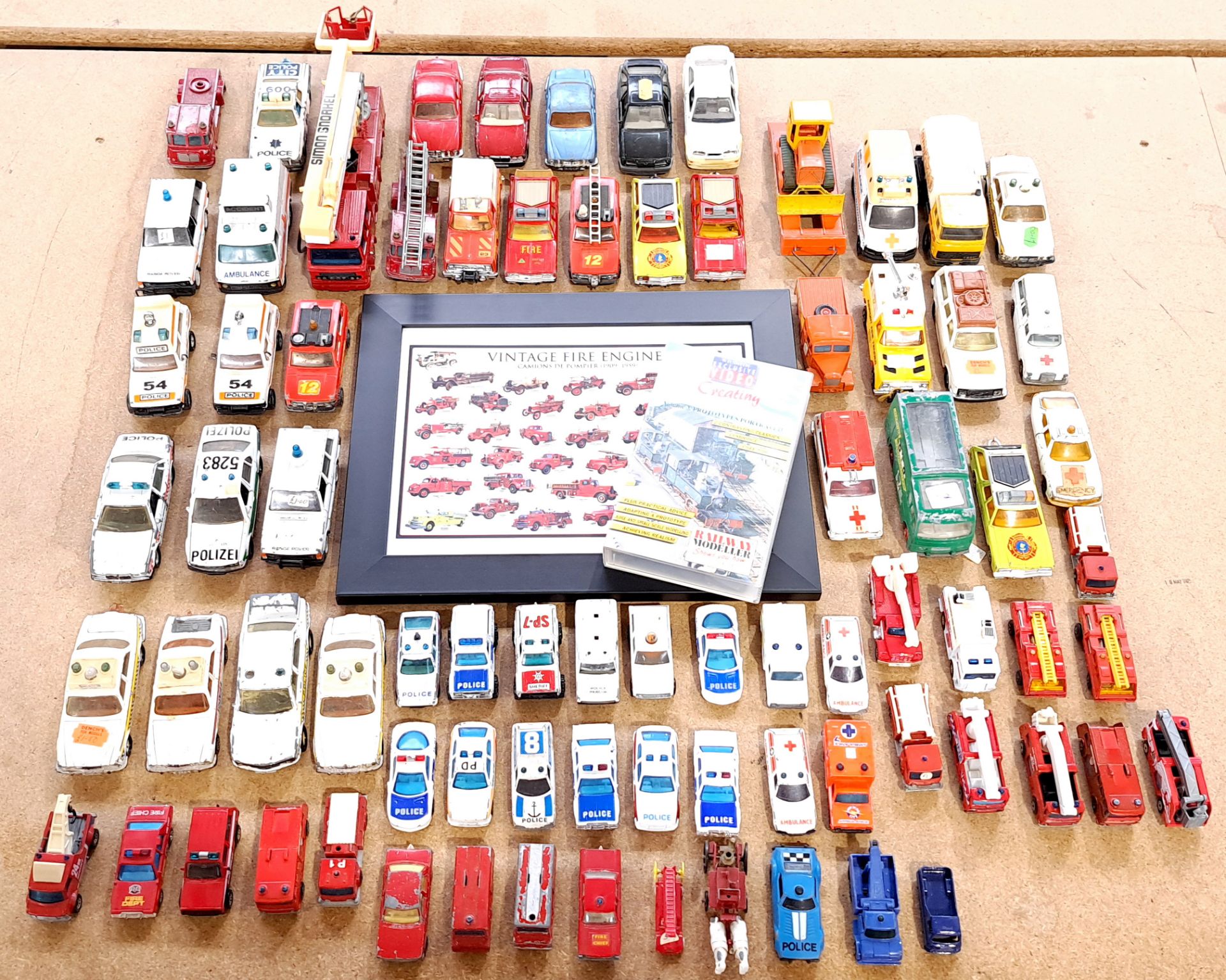 Matchbox, an unboxed mixed vehicle group