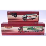 Corgi a boxed pair of 1:50 Scale Trucks (Hauliers of Renown). Unchecked for completeness. Conditi...