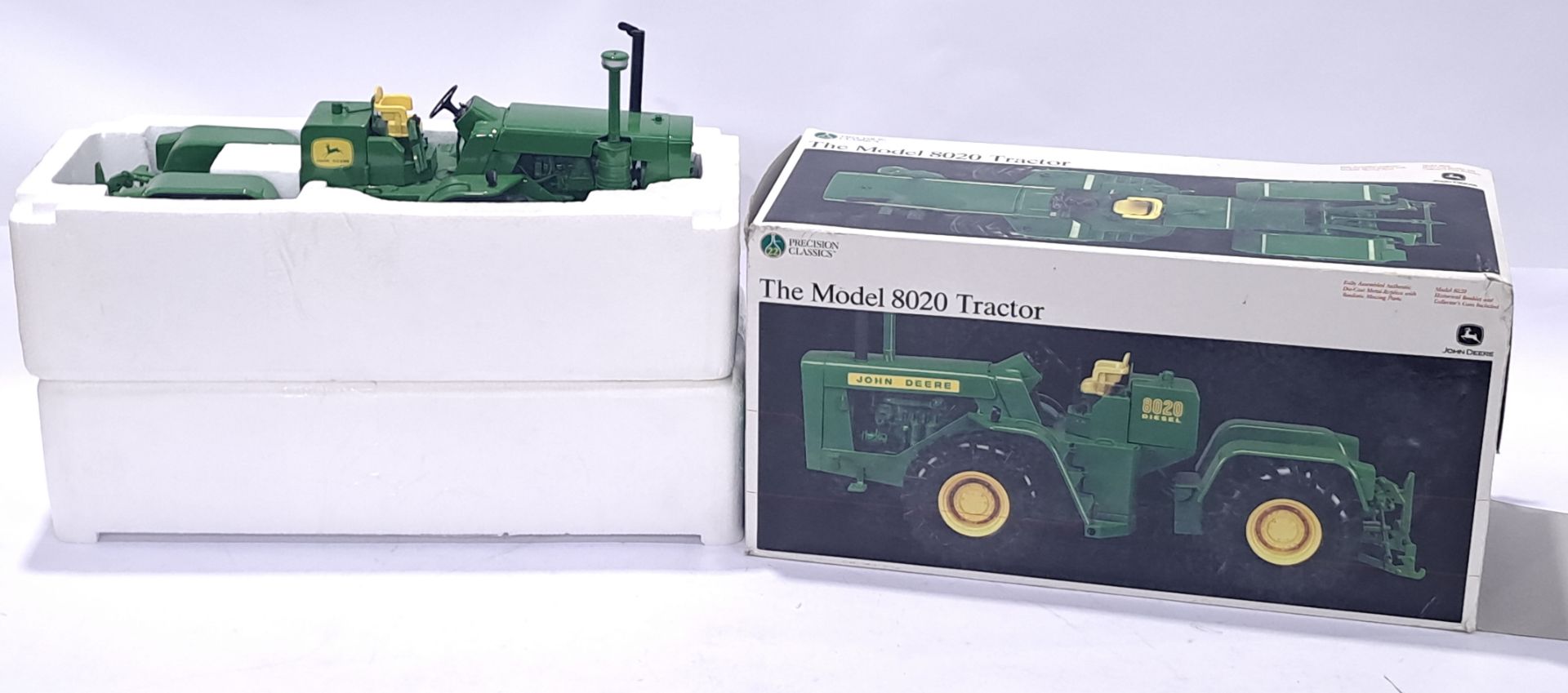 Precision Classics John Deere the Model 8020 Tractor Ertl model in 1/16th scale No.15365. Conditi...