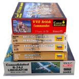 Zvezda, Caesar Miniatures & Minicraft, a boxed Military related unmade plastic model kit group