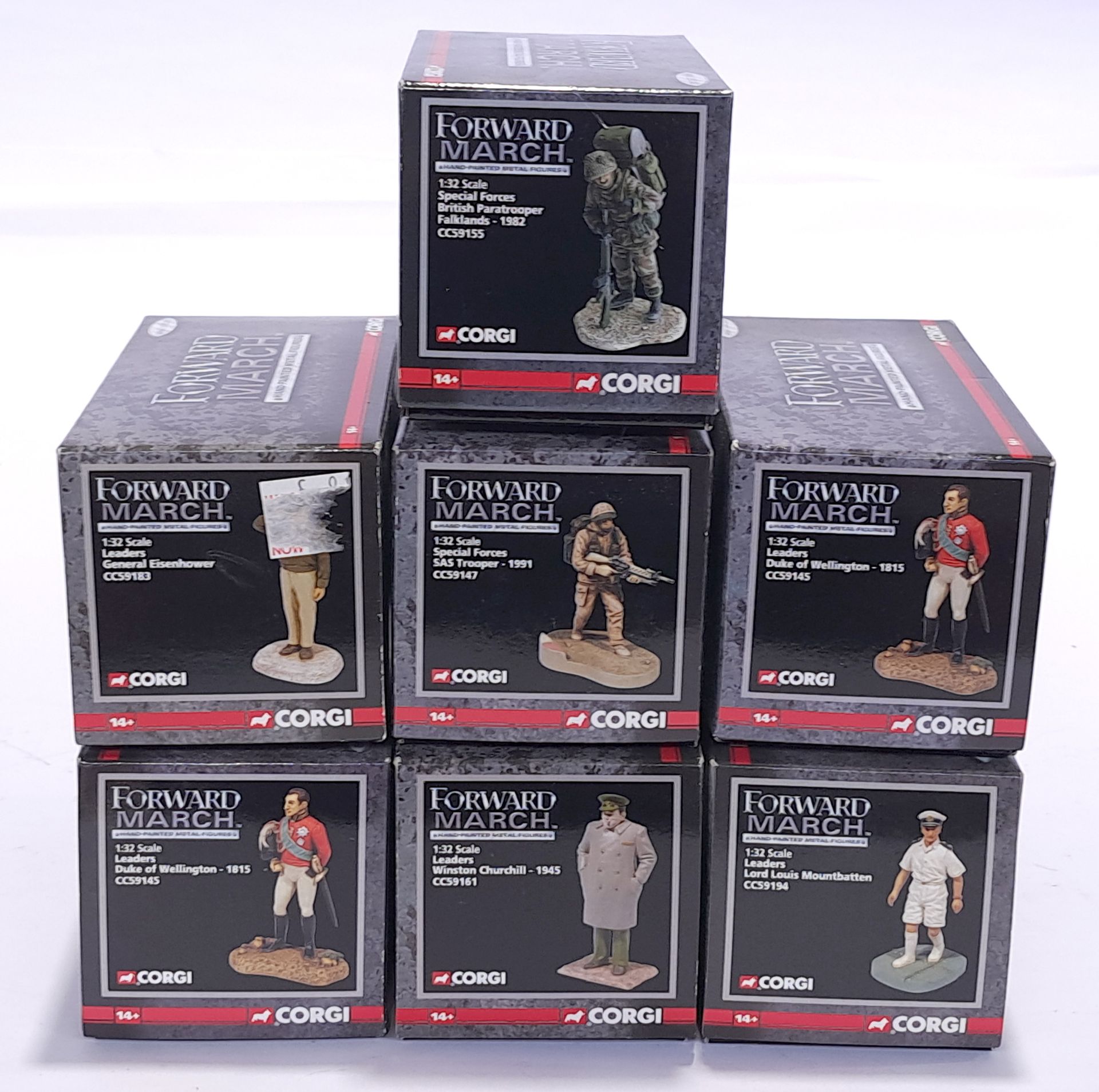 Corgi Forward March, a boxed 1:32 scale military figure group