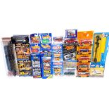 Minichamps (Paul's Model Art), Mattel Hot Wheels, New-Ray & similar, a boxed & carded mixed vehic...