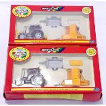 Britains Tractors 09675 a boxed duo. Not checked for completion or correctness. Conditions genera...