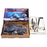 AMT ERTL 1:43 Airwolf Helicopter unmade plastic model kit 