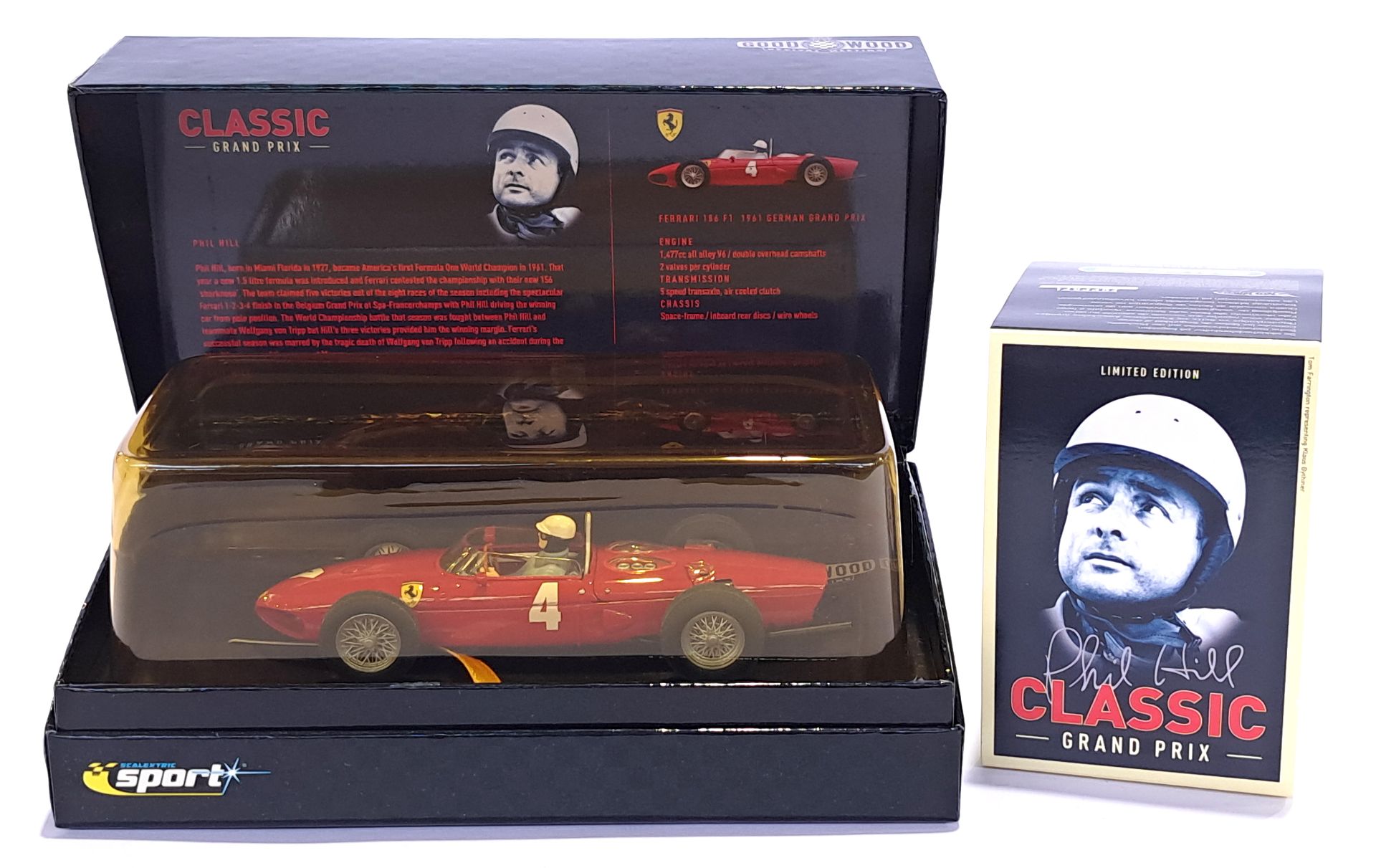 Scalextric C2640 A Good Wood Revival Meeting Ferrari 156 F1 1961 "Phill Hill"