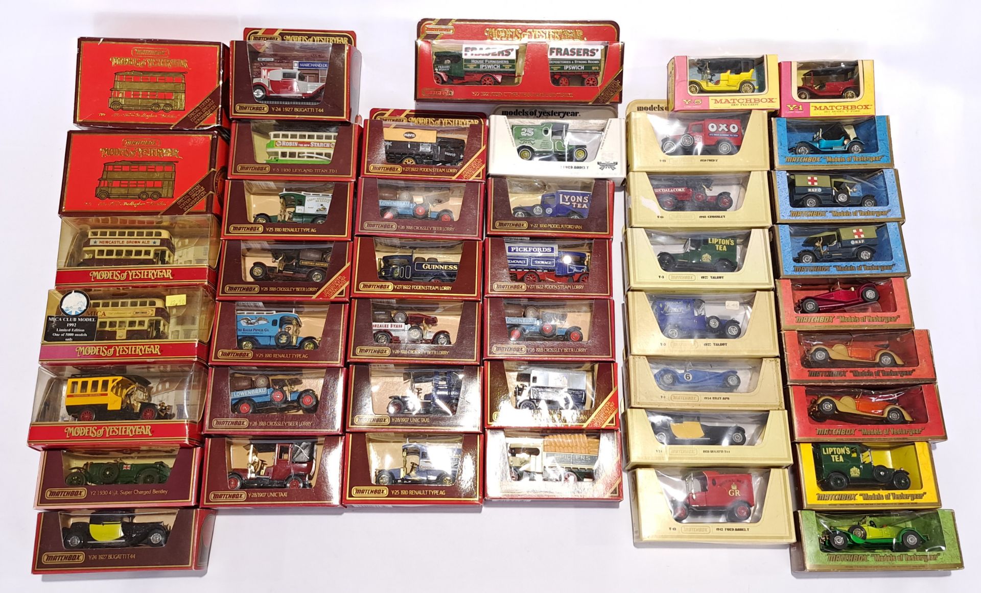 Matchbox Models of Yesteryear, a boxed group