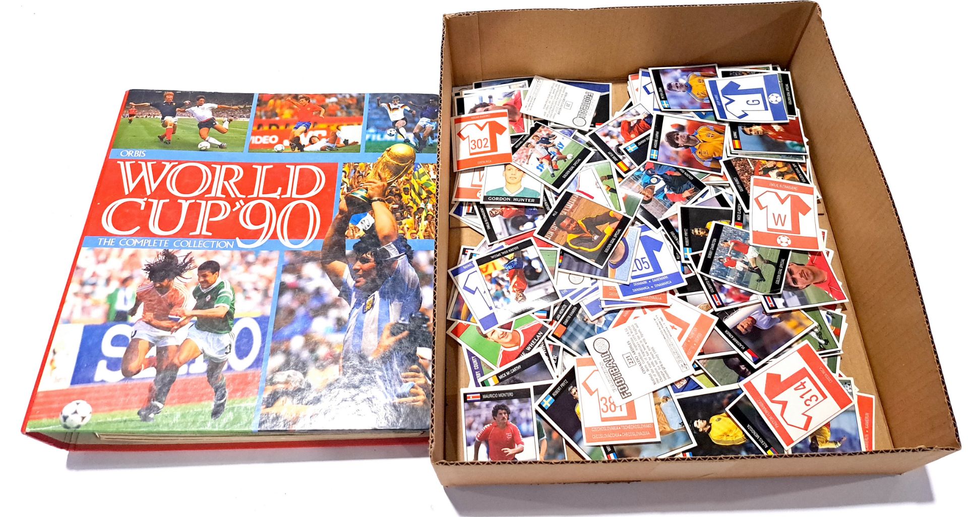 Panini and similar a mixed group of stickers and an binder/annual. Not checked for completion. Co...