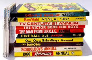 A mixture of Books including Fireball XL5, Boys World and similar. Conditions generally appear Go...