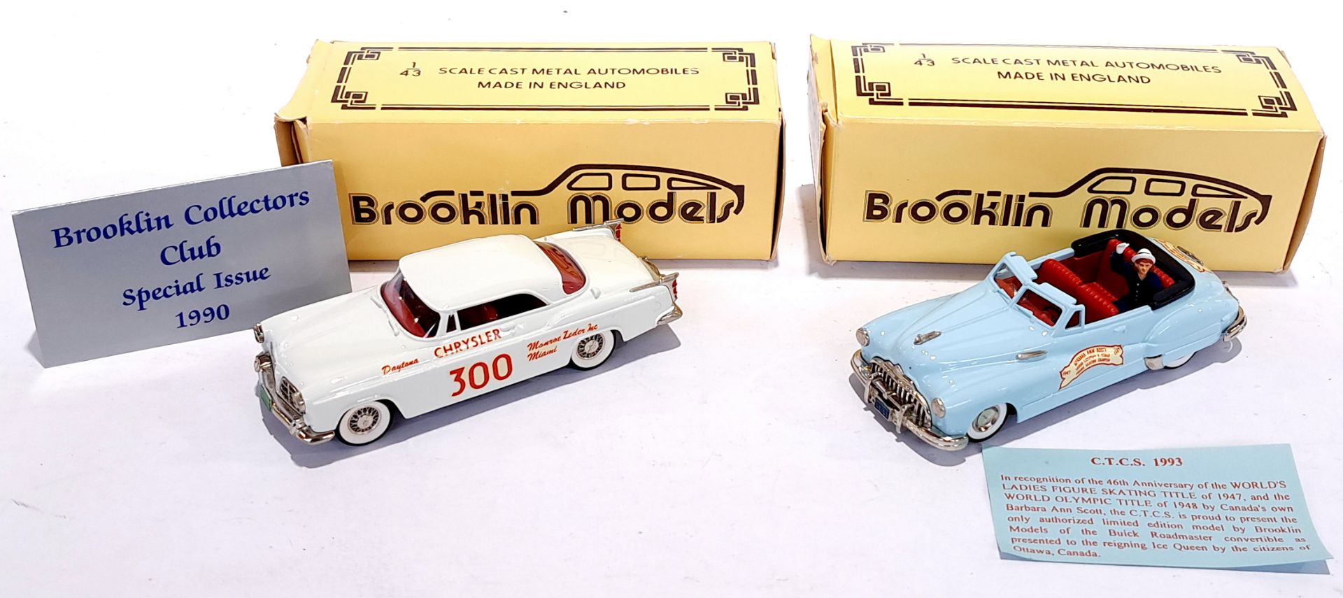 Brooklin Models, a boxed pair