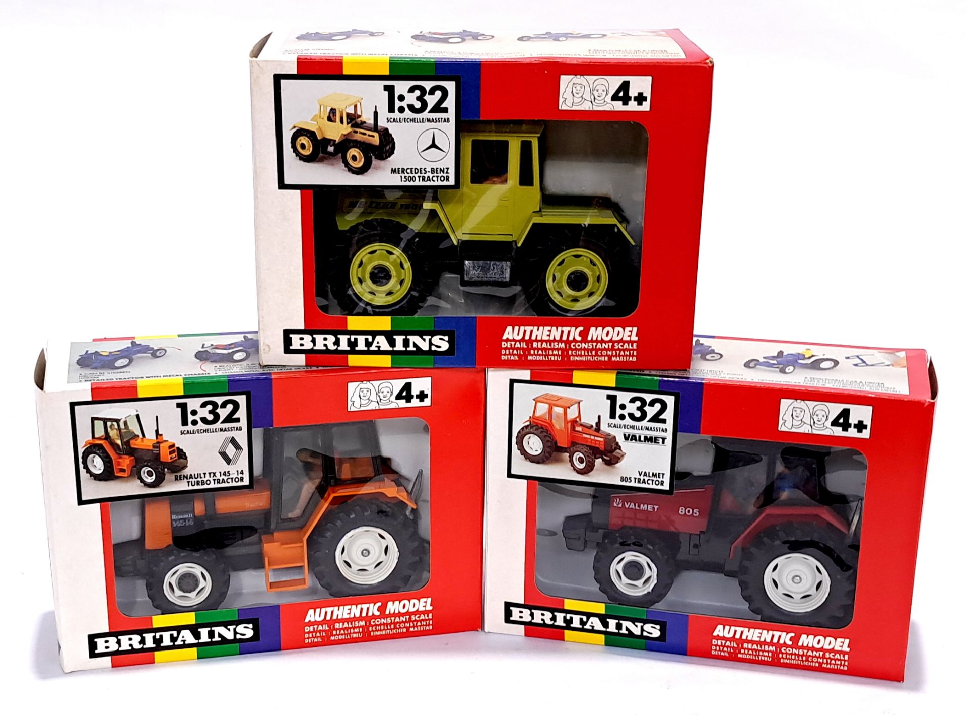 Britains, a boxed 1:32 scale trio