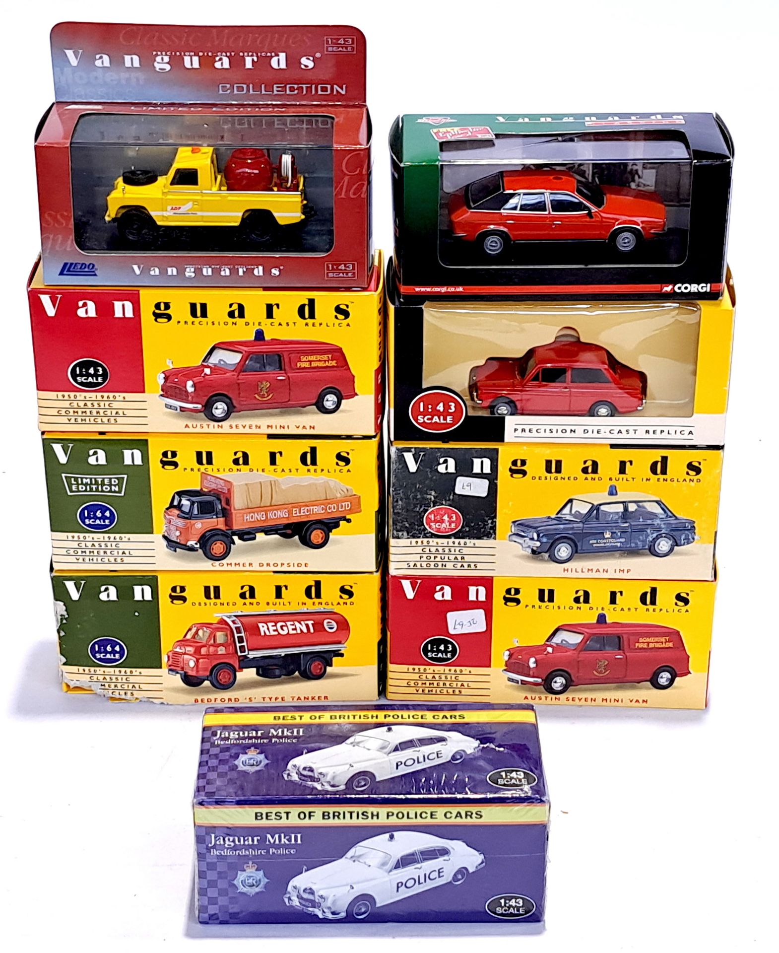 Corgi, Lledo & Atlas Editions, a boxed 1:43 & 1:64 scale mixed vehicle group