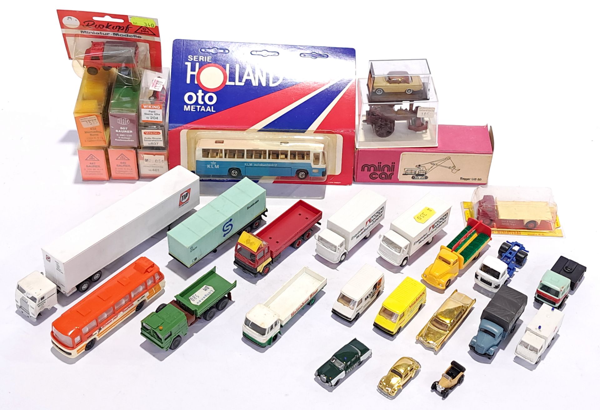 Roskopf, Wiking, Brekina & similar, a boxed and unboxed mixed vehicle group 