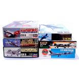 Airfix, Hasegawa and similar, a mixed boxed group of Model Kit Airplanes. Not checked for complet...