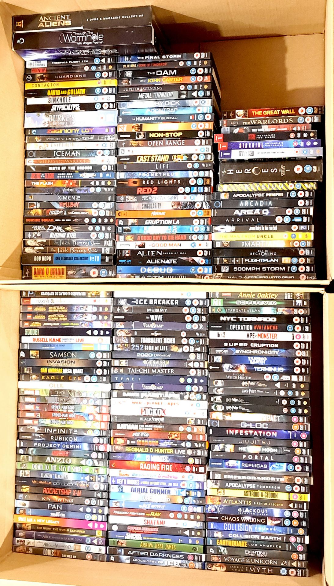 A large quantity of DVDs and DVD boxsets. 
