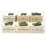Denzil Skinner & Co Ltd "Tanks of all Nations" series - Group of  6 x military to include -SU76, ...