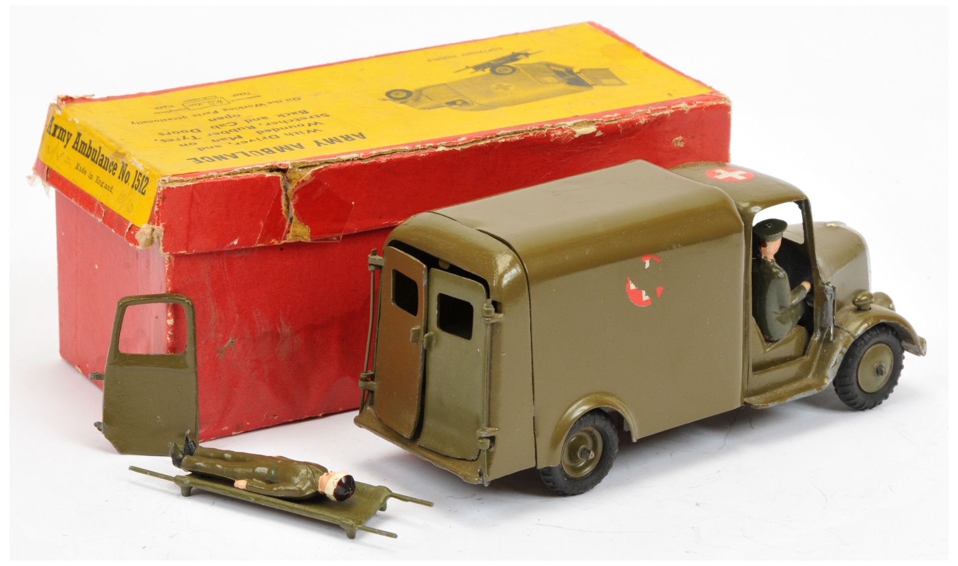 Britains 1512 Army "Ambulance" ( 2nd version) - Khaki including hubs with black tyres - Bild 2 aus 2