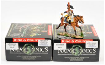 King & Country - 'Napoleonics' Series.  Comprising Set Nos. NA115 'Falling Off Horse'