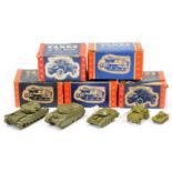 Authenticast diecast Military vehicles. group of 5 - (1) British tank (2) Centurion tank