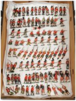 Britains & Similar - British Army Diecast Figures.  Various issues / regiments