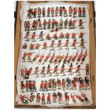 Britains & Similar - British Army Diecast Figures.  Various issues / regiments