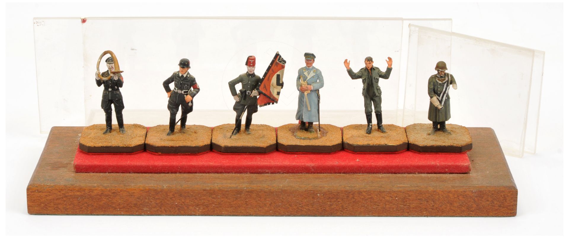 Group of Lead / White Metal German WWII Figures in Uniform