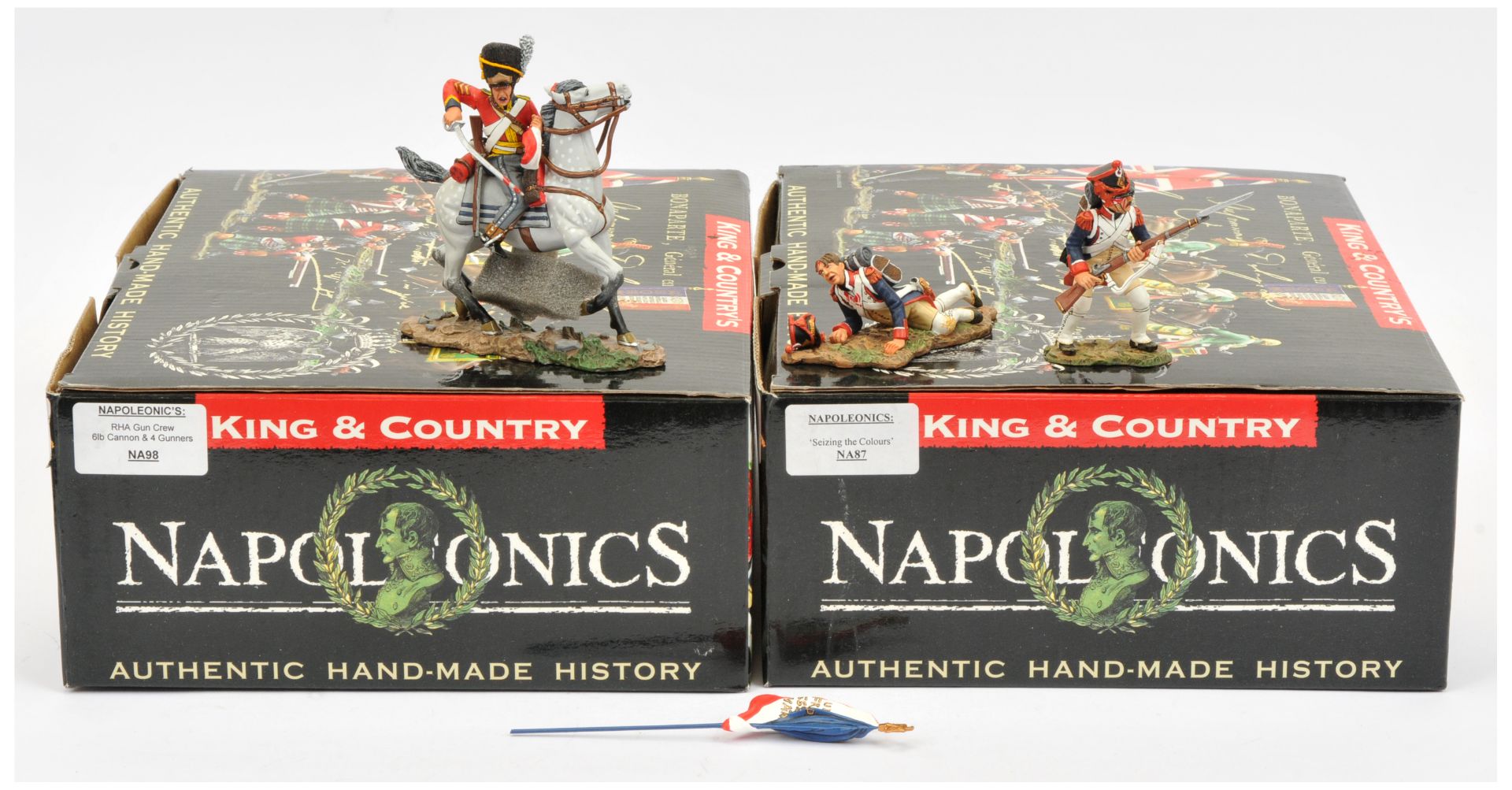 King & Country - 'Napoleonics' Series.  Comprising Set Nos. NA98 'RHA Gun Crew...'