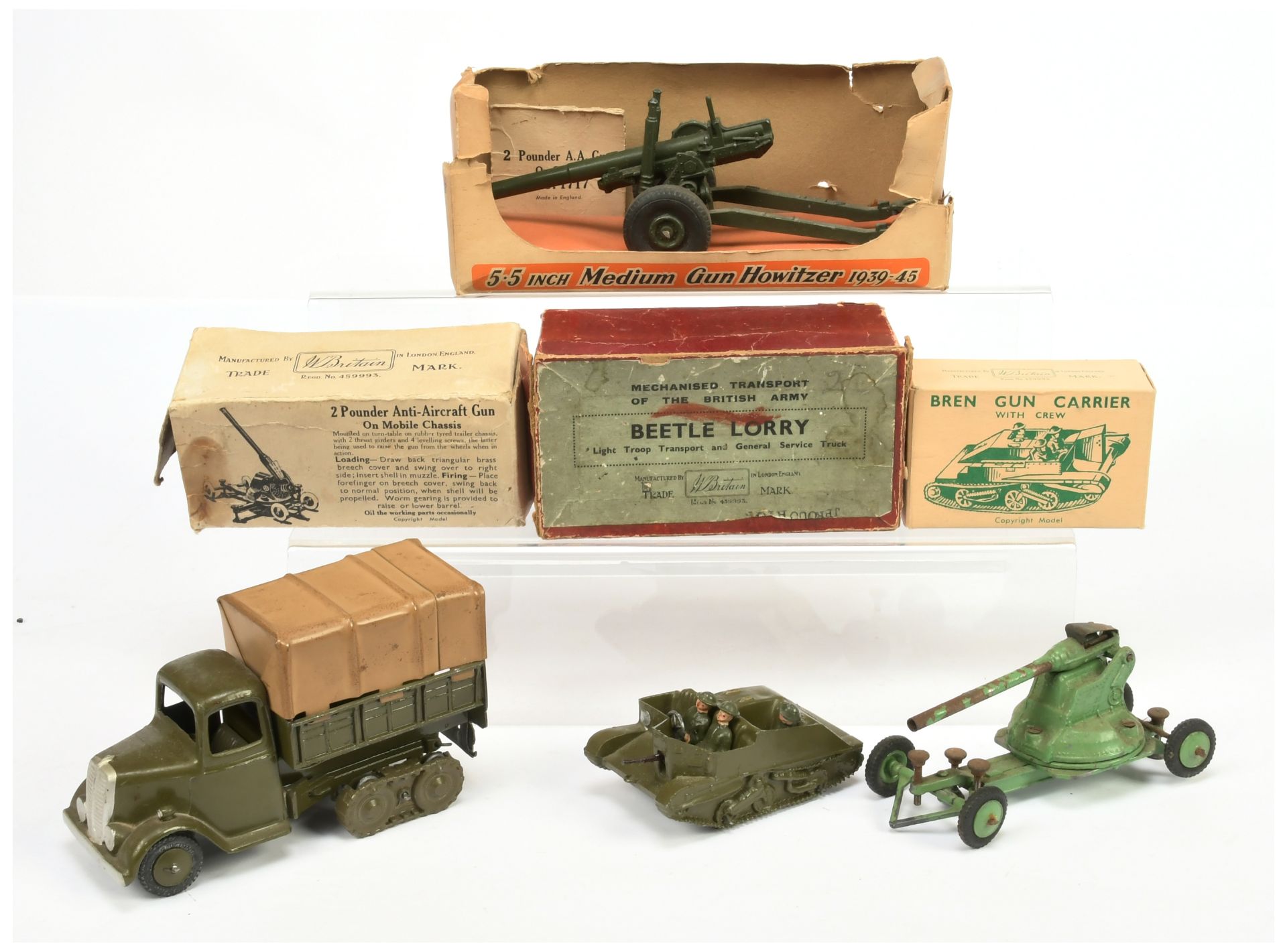 Britains & Crescent Diecast Military Group