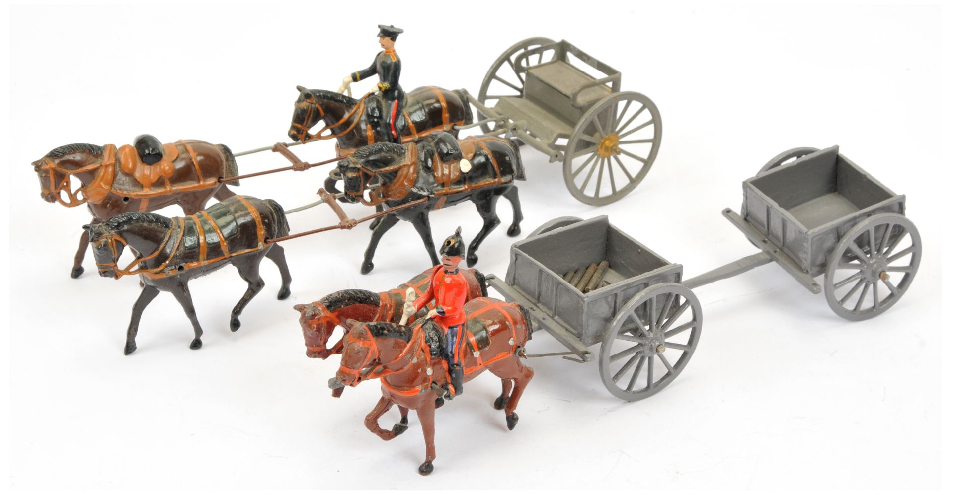 Britains (and similar) Diecast Horses, Limbers & Figures