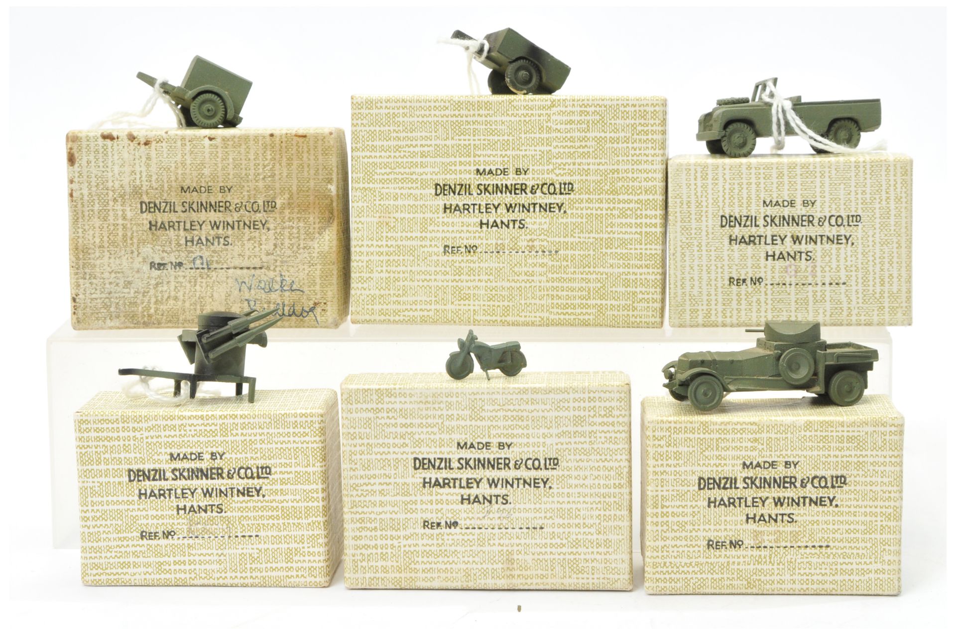 Denzil Skinner & Co Ltd "Tanks of all Nations" series - Group of 6 X military Vehicles 