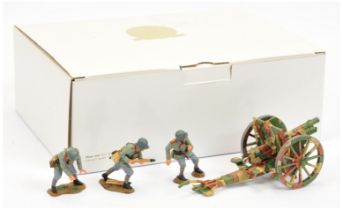 King & Country - World War 1 Series.  Comprising Set No. FW57 '77mm Artillery Set (1917)'