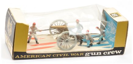 Britains - American Civil War - Set 4435 - 'Confederate A.C.W. Gun Team With Gun'