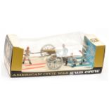 Britains - American Civil War - Set 4435 - 'Confederate A.C.W. Gun Team With Gun'