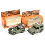 Mercury  Military group to include (1) 214 fiat jeep with rocket launcher - green,