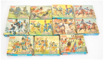 Group of Early-Issue Airfix Kits - 'Waterloo' & 'American War of Independence'