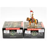 King & Country - 'Napoleonics' Series.  Comprising Set Nos. NA159 'Dutch Lancer Walking Horse A'